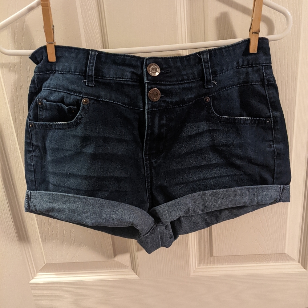 High-waisted jean shorts Aeropostale